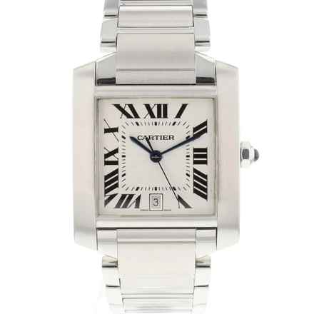  Cartier Tank Française GM Automatic Steel 