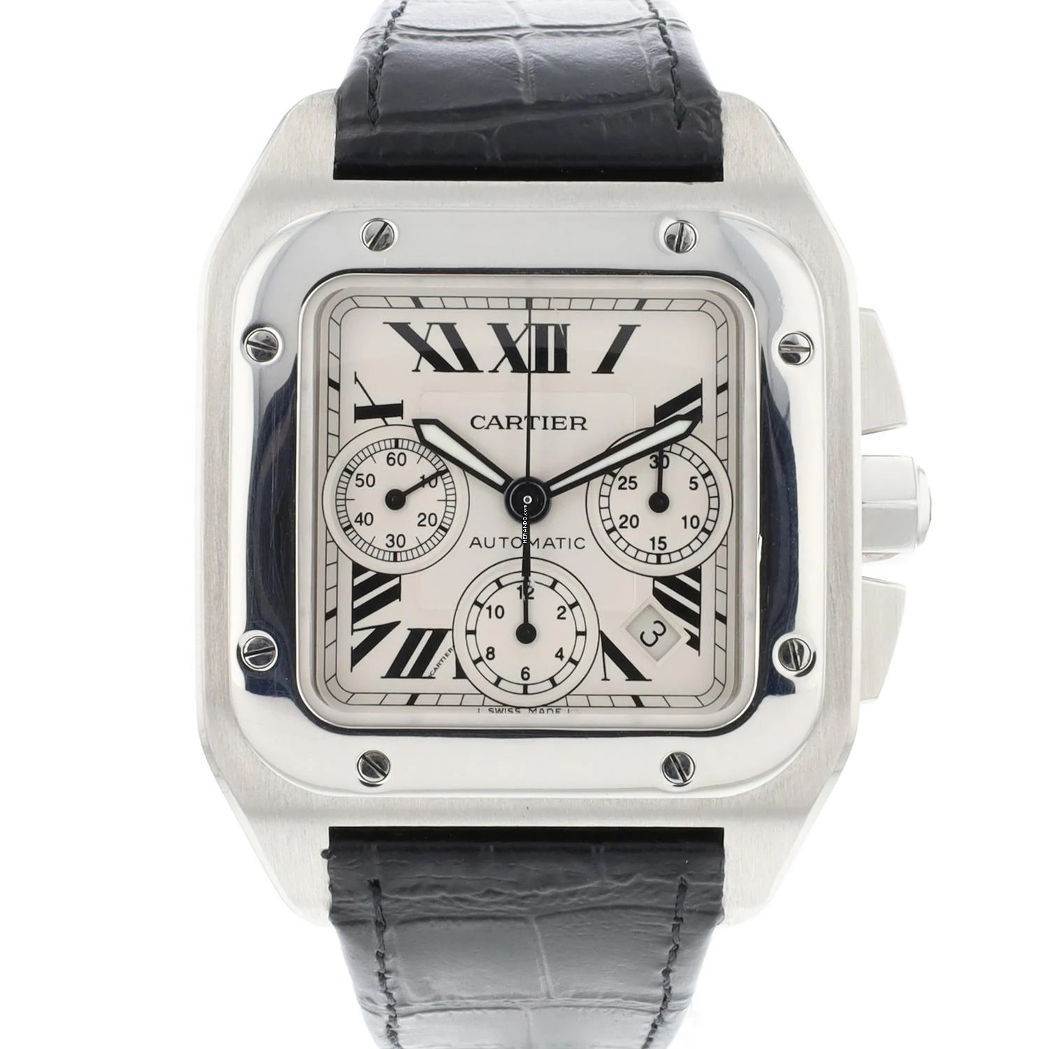  Cartier Santos 100 XL Chronograph Steel 