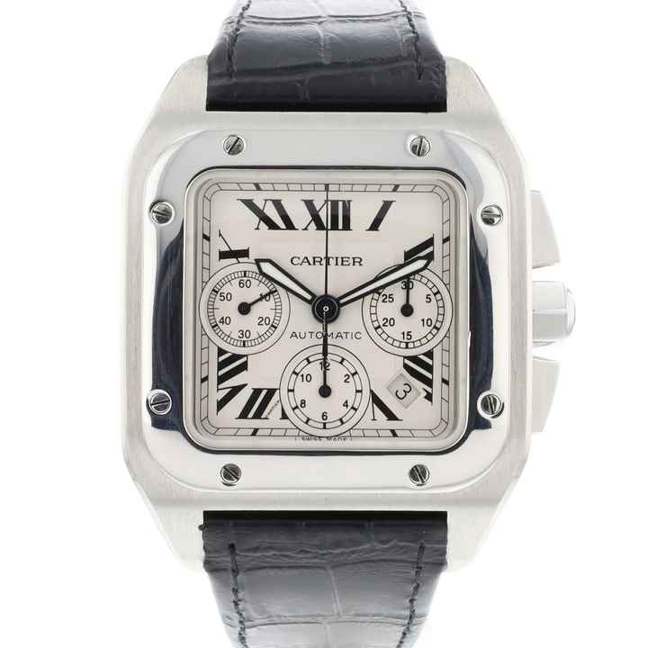  Cartier Santos 100 XL Chronograph Steel 