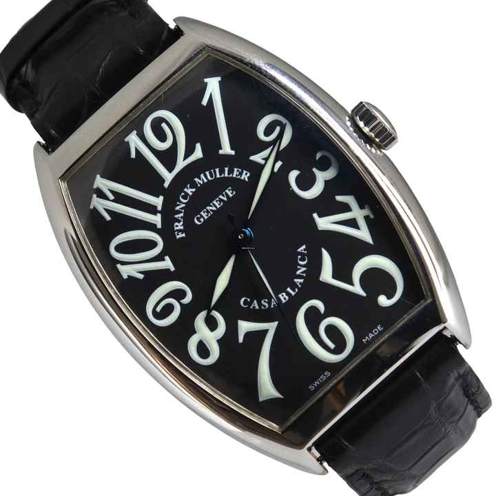  Franck Muller Casablanca 6850 Cintree Curvex black dial Full Set 