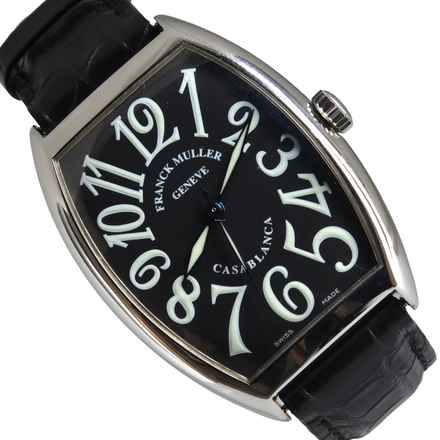  Franck Muller Casablanca 6850 Cintree Curvex black dial Full Set 
