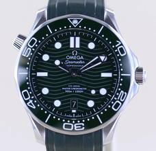 Thumbnail von Omega Seamaster Diver 300 M Co-Axial Master Chronometer 42mm Top green Keramik Diver B+P