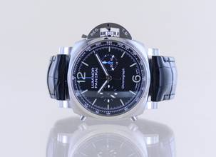 Thumbnail von Officine Paneral Luminor Chronograph 44mm Steel 1109 Black Dial 44mm B+P