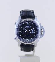 Thumbnail von Officine Paneral Luminor Chronograph 44mm Steel 1109 Black Dial 44mm B+P