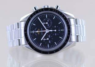 Thumbnail von Omega Speedmaster Professional Moonwatch Chrono Moonwatch Glasboden 50th Anniversary B+P