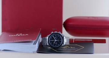 Thumbnail von Omega Speedmaster Professional Moonwatch Chrono Moonwatch Glasboden 50th Anniversary B+P