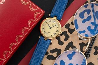 Thumbnail von Cartier Vendome LC GM Vermeil 925 Silber Ivory Dial Medium Size Ref. 83978213