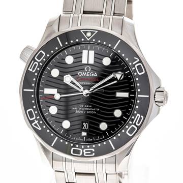  Omega Seamaster Diver 300 M Black 42 – 210.30.42.20.01.001 – NEW & Unworn – 12/2025 Full Set 