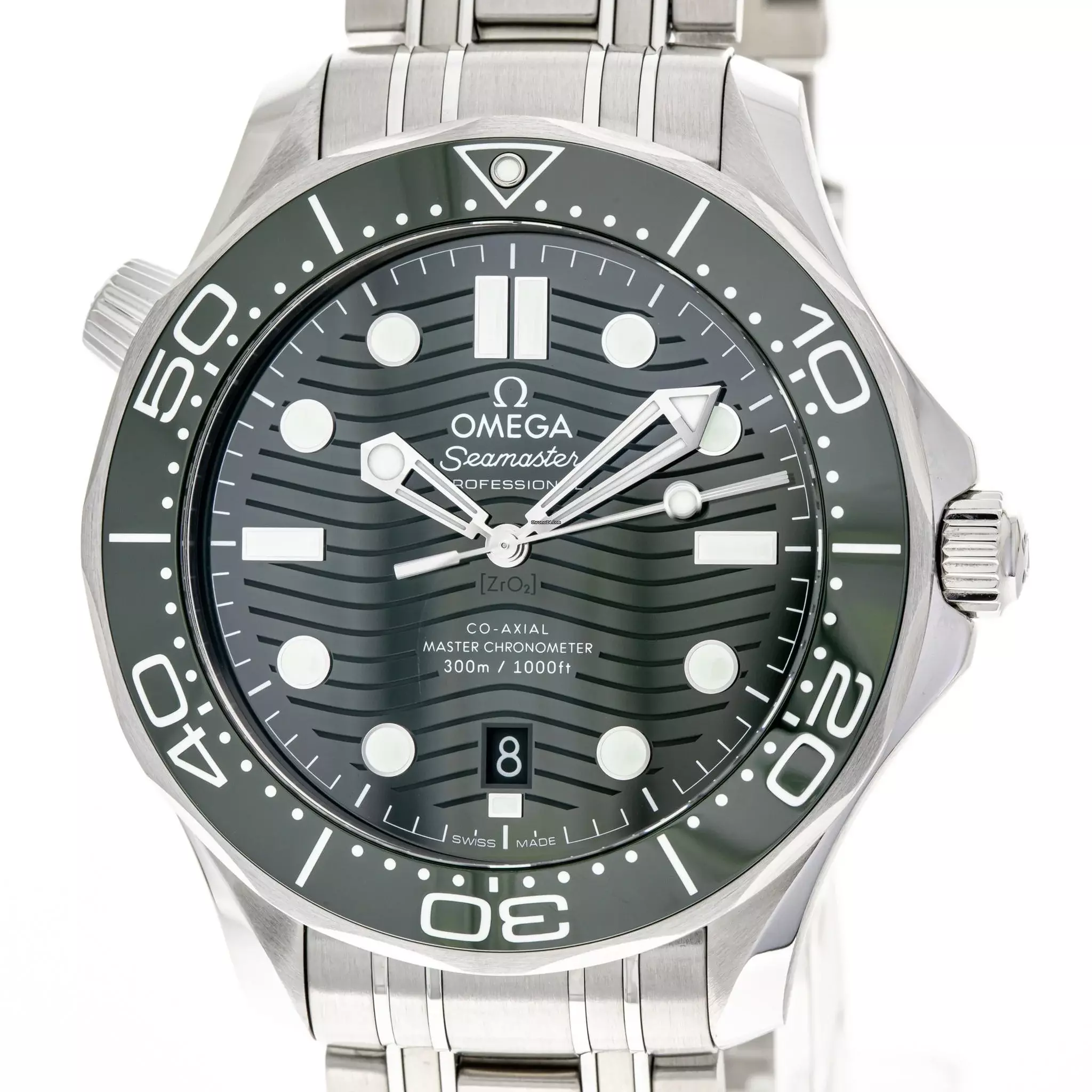  Omega Seamaster Diver 300 M 42 Green – 210.30.42.20.10.001 – NEW & Unworn – 12/2025 Full Set 
