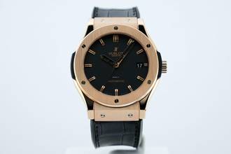 Thumbnail von Hublot Classic Fusion 45 Rose Gold Black Dial - With Box - 511.PX.2610LR