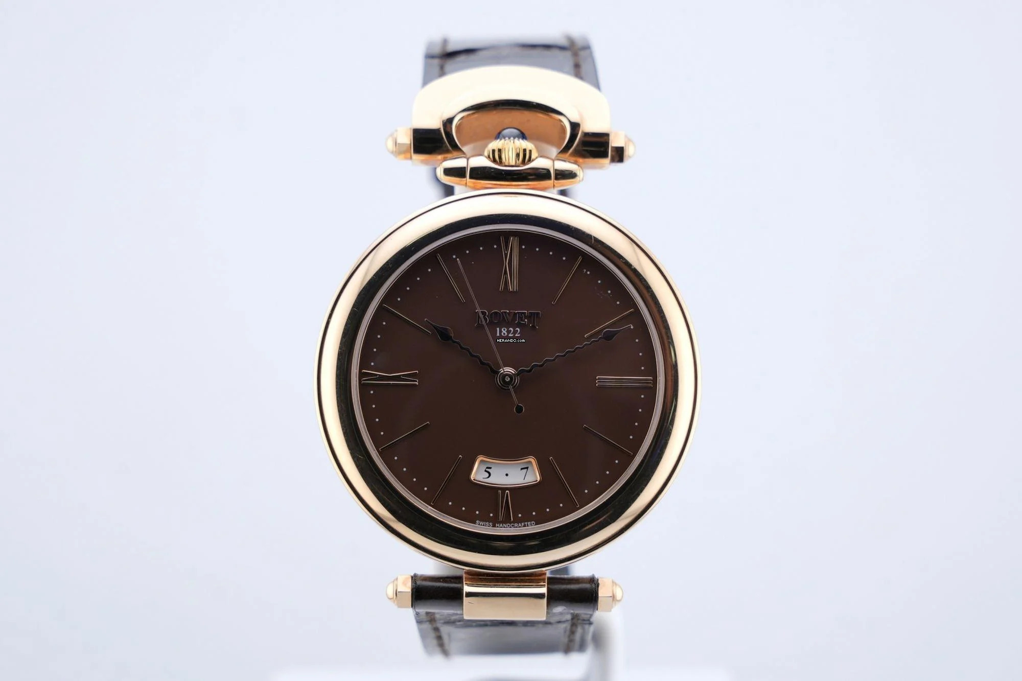  Bovet Château de Môtiers Amadeo Rose Gold - Brown Dial - With Box And Papers H42RA004 