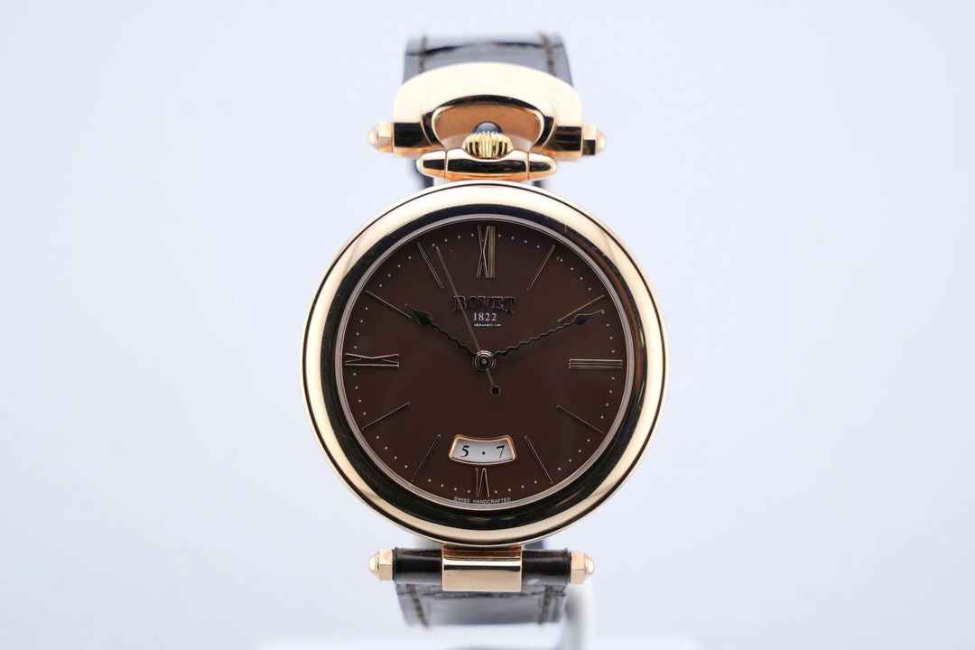  Bovet Château de Môtiers Amadeo Rose Gold - Brown Dial - With Box And Papers H42RA004 