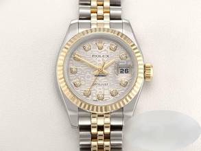 Thumbnail von Rolex Lady-Datejust 179173 2013 Stahl Gelbgold 750 Diamanten Automatik Gold