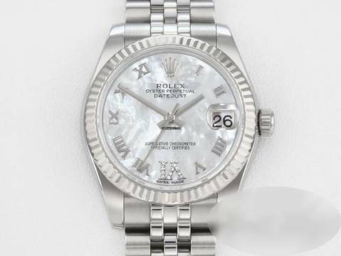  Rolex Datejust 31 31mm 178274 2018 Stahl Weissgold 750 Perlmutt Diamanten 