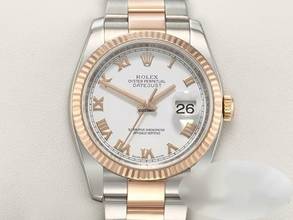 Thumbnail von Rolex Datejust 36 36mm 116231 2011 Stahl Rosegold 750 Automatik Stainless Steel 18kt Rose Gold Oyster-band Chronometer White Dial