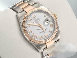 Thumbnail von Rolex Datejust 36 36mm 116231 2011 Stahl Rosegold 750 Automatik Stainless Steel 18kt Rose Gold Oyster-band Chronometer White Dial