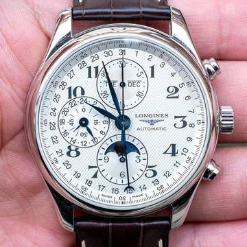  Longines Master Collection CHRONO MOONPHASE NEW FULL SET 