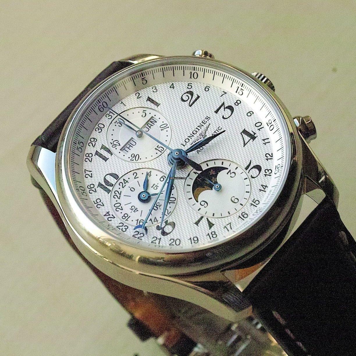 Thumbnail von Longines Master Collection CHRONO MOONPHASE NEW FULL SET