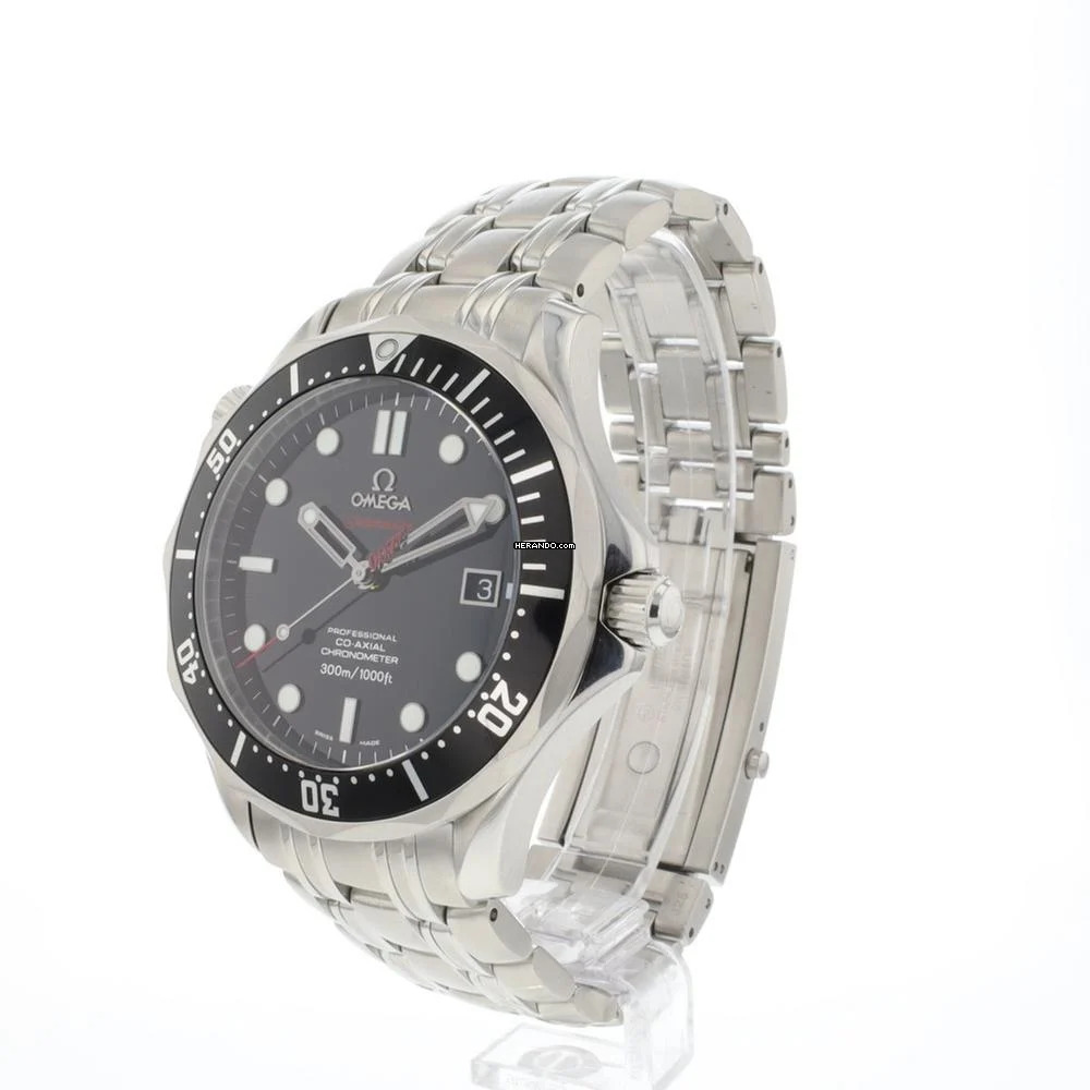  Omega Seamaster Diver 300 M 007 James Bond Black Limited Edition 