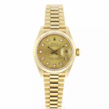 Thumbnail von Rolex Lady-Datejust 26 Yellow Gold President Diamond Dial