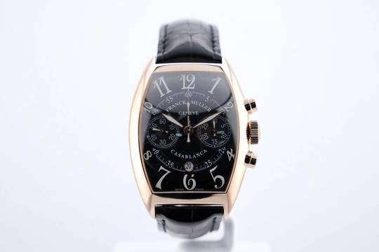  Franck Muller Casablanca Chronograph Pink Gold - Black Dial - 24 Months Warranty - 8880 C CC DT 