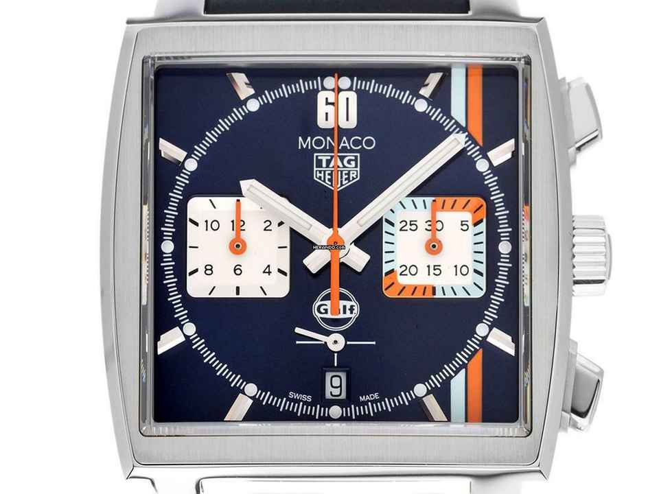  TAG Heuer Monaco X Gulf Special Edition Ref.CBL2115.FC6494 2025 Full Set Ungetragen 