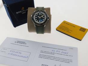 Thumbnail von Breitling Superocean 46 Automatic 46 Super Diver Green Neu & ungetragen 10/2025 Full Set Garantie bis 29.10.2027