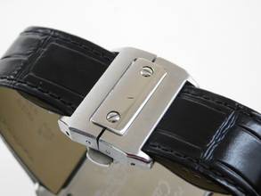 Thumbnail von Cartier Santos 100 XL 38 x 51 mm Tresoruhr im Full Set mit Box / Papiere und original Krokoband Wie Neu ! mit original Cartier Krokoband und Faltschließe