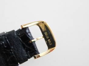 Thumbnail von Jaeger-LeCoultre Odysseus 18 Karat Gelbgold Odysseus Vollkalender Automatik Brunai Wappen Porzellan Zifferblatt Brunei Darussalam Wappen Vollkalender