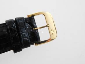 Thumbnail von Jaeger-LeCoultre Odysseus 18 Karat Gelbgold Odysseus Vollkalender Automatik Brunai Wappen Porzellan Zifferblatt Brunei Darussalam Wappen Vollkalender