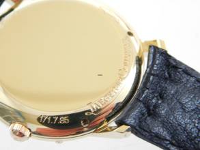 Thumbnail von Jaeger-LeCoultre Odysseus 18 Karat Gelbgold Odysseus Vollkalender Automatik Brunai Wappen Porzellan Zifferblatt Brunei Darussalam Wappen Vollkalender