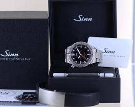 Thumbnail von Sinn UX EZM2B UX GSG 9 Einsatzzeitmesser Stahl Hydro Diver 5000M B+P Top