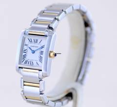 Thumbnail von Cartier Tank Française Lady Stahl Gold Quarz Klassiker Sportlich Top