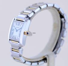 Thumbnail von Cartier Tank Française Lady Stahl Gold Quarz Klassiker Sportlich Top