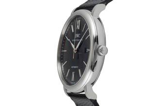 Thumbnail von IWC Portofino Automatic 40 Black Dial Edelstahl Automatik Herrenuhr Ref. IW356502