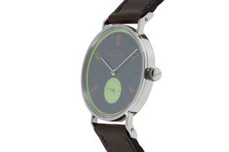 Thumbnail von NOMOS Tangente Super 30 Feldmausgrau Stahl Handaufzug Limited B&P 2004