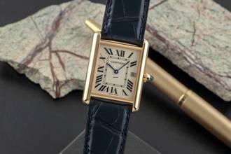 Thumbnail von Cartier Tank Louis Cartier 18k (0,750) Gold Quarz Herrenuhr W1529756 Klassiker