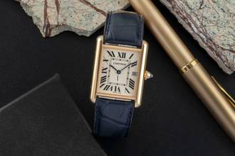 Thumbnail von Cartier Tank Louis Cartier 18k (0,750) Gold Quarz Herrenuhr W1529756 Klassiker
