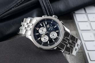 Thumbnail von Breitling Bentley Mark VI Chronograph Stahl / Platin Ref P1936212/B977 Papiere