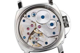 Thumbnail von Panerai Luminor Base Handaufzug Herrenuhr Edelstahl Ref. PAM00010