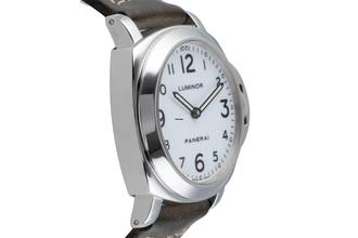 Thumbnail von Panerai Luminor Base Handaufzug Herrenuhr Edelstahl Ref. PAM00010