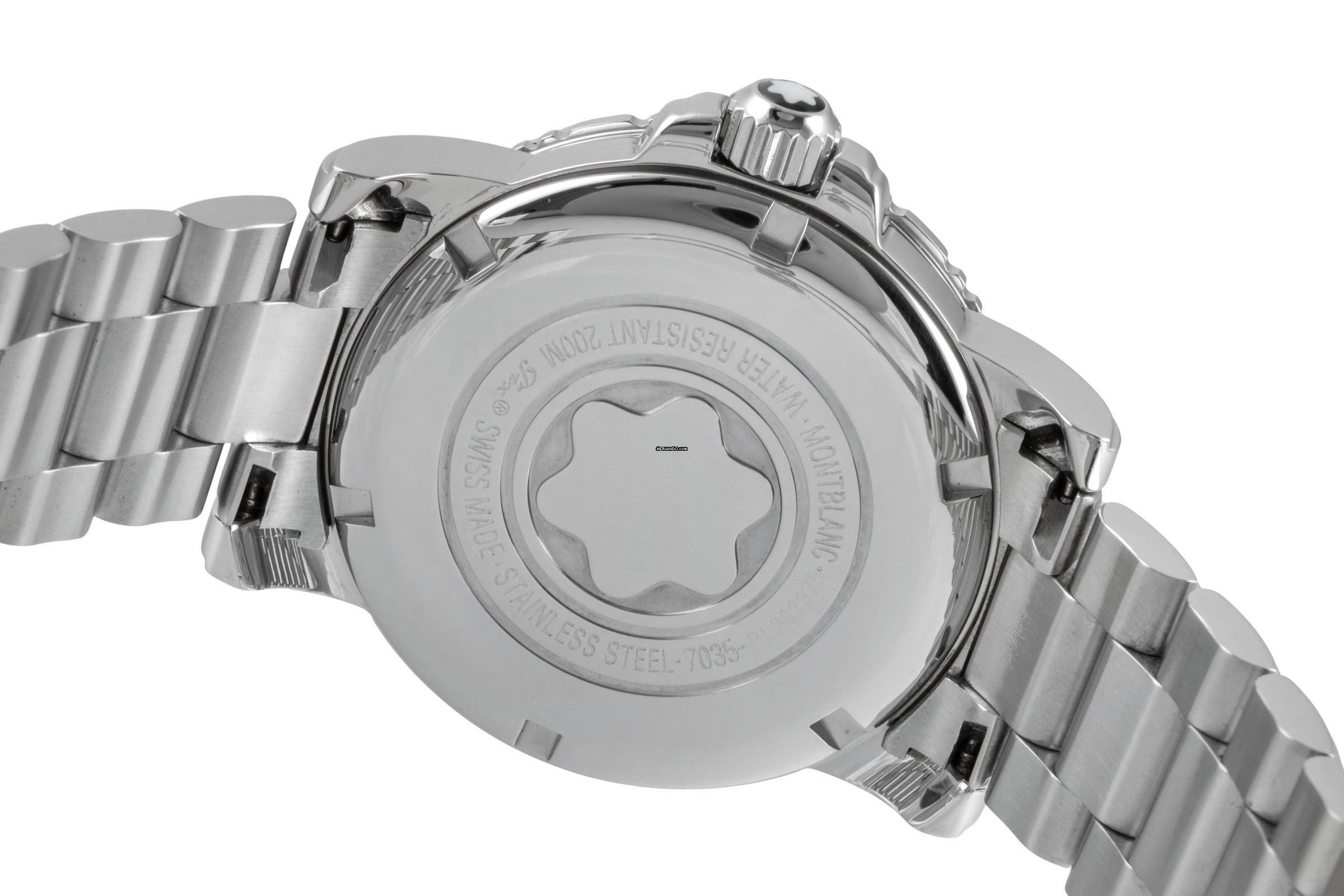 Thumbnail von Montblanc Sport Meisterstück Automatik Edelstahl Saphirglas Ref. 7035