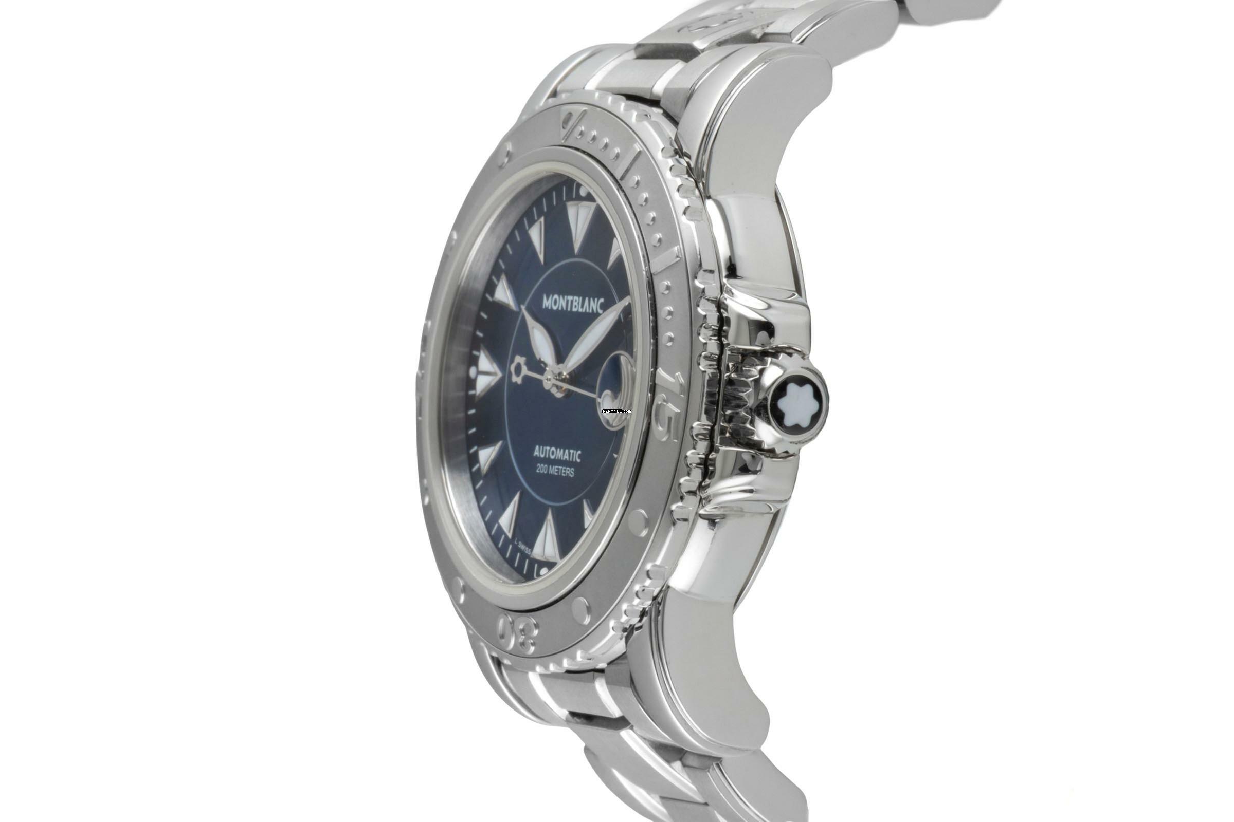 Thumbnail von Montblanc Sport Meisterstück Automatik Edelstahl Saphirglas Ref. 7035