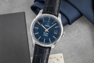 Thumbnail von Omega De Ville Hour Vision Blue Dial Edelstahl Ref. 431.33.41.21.03.001 Papiere