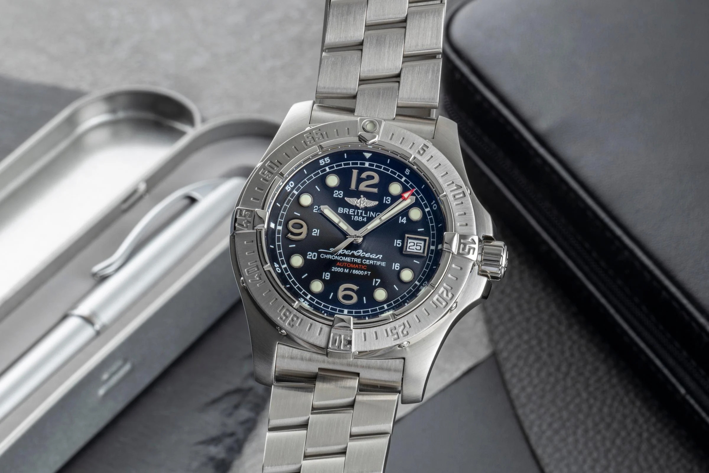  Breitling Superocean Steelfish Chronometre 2000M Steelfish Edelstahl Automatik Ref. A17390 