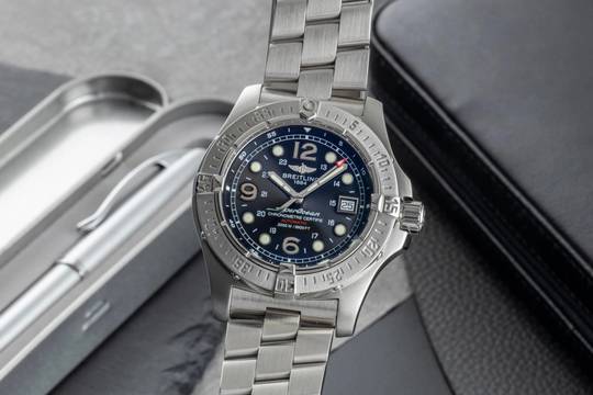  Breitling Superocean Steelfish Chronometre 2000M Steelfish Edelstahl Automatik Ref. A17390 