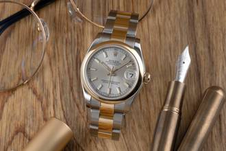 Thumbnail von Rolex Datejust 31 Silver Dial Stahl / Gold Automatik Damen Ref. 178243 B&P 2017