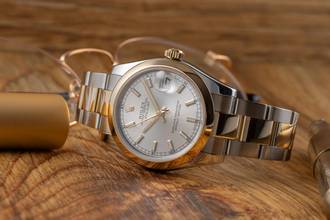 Thumbnail von Rolex Datejust 31 Silver Dial Stahl / Gold Automatik Damen Ref. 178243 B&P 2017