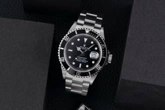 Thumbnail von Rolex Submariner Date 1000ft Oyster Edelstahl Automatik Ref. 16610T D-Serie