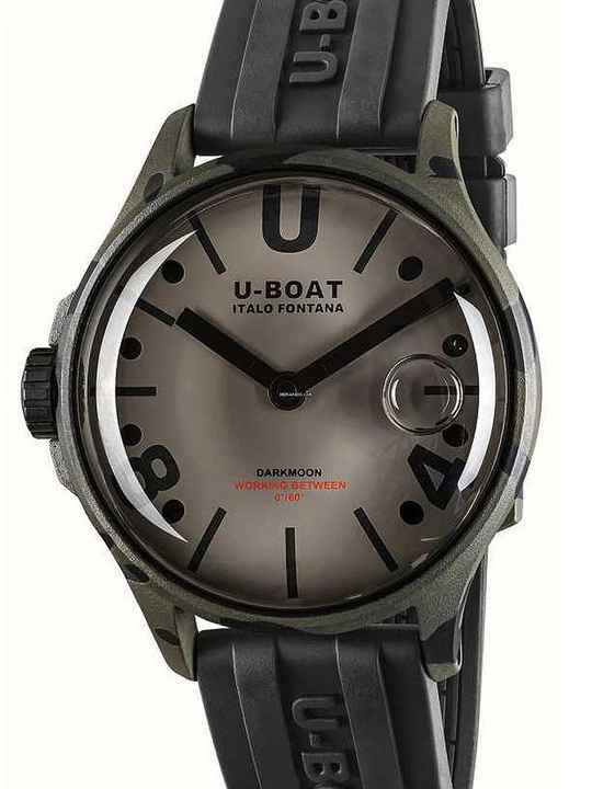  U-Boat 9551 Darkmoon Grey Camouflage Herrenuhr 40mm 5ATM 